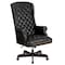 Flash Furniture Executive Chair Black High Back Exec Chair, Fixed Arms, 20" to 23" Height, Metal, Black CI-360-BK-GG - alternate 1